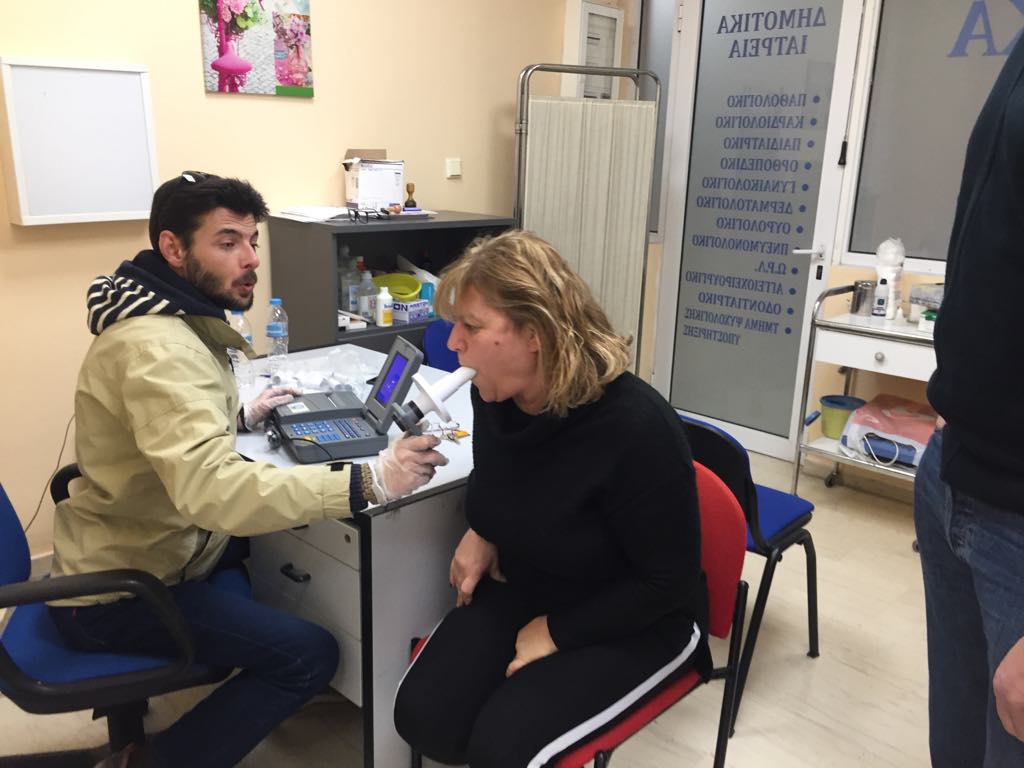Μεγάλο το ενδιαφέρον των Ηρακλειωτών για τις δωρεάν σπιρομετρήσεις στα Δημοτικά Ιατρεία – Προγραμματίζεται επανάληψη της δράσης