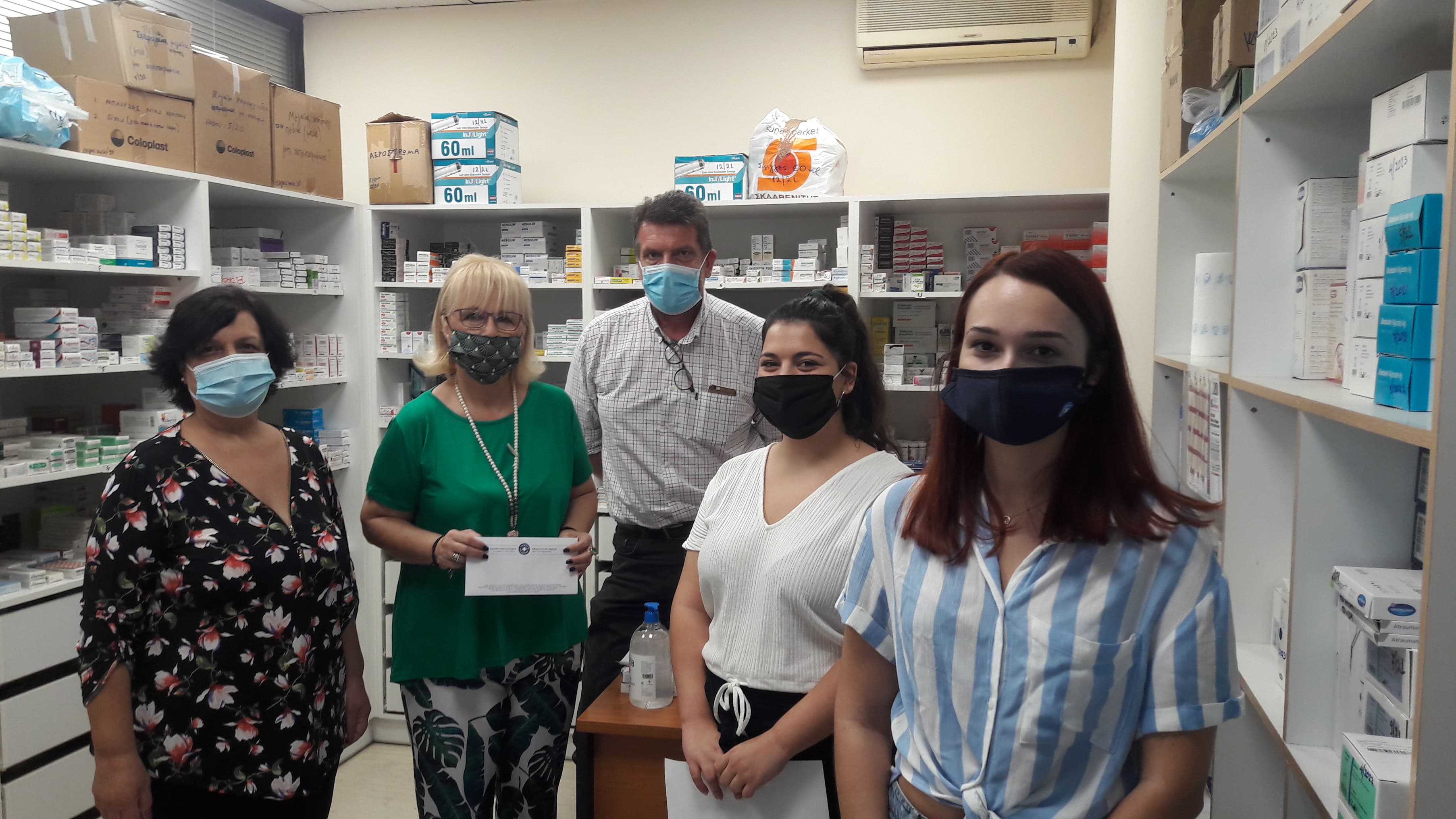 Ο Δήμος Ηρακλείου Αττικής δώρισε φάρμακα στους Γιατρούς του Κόσμου