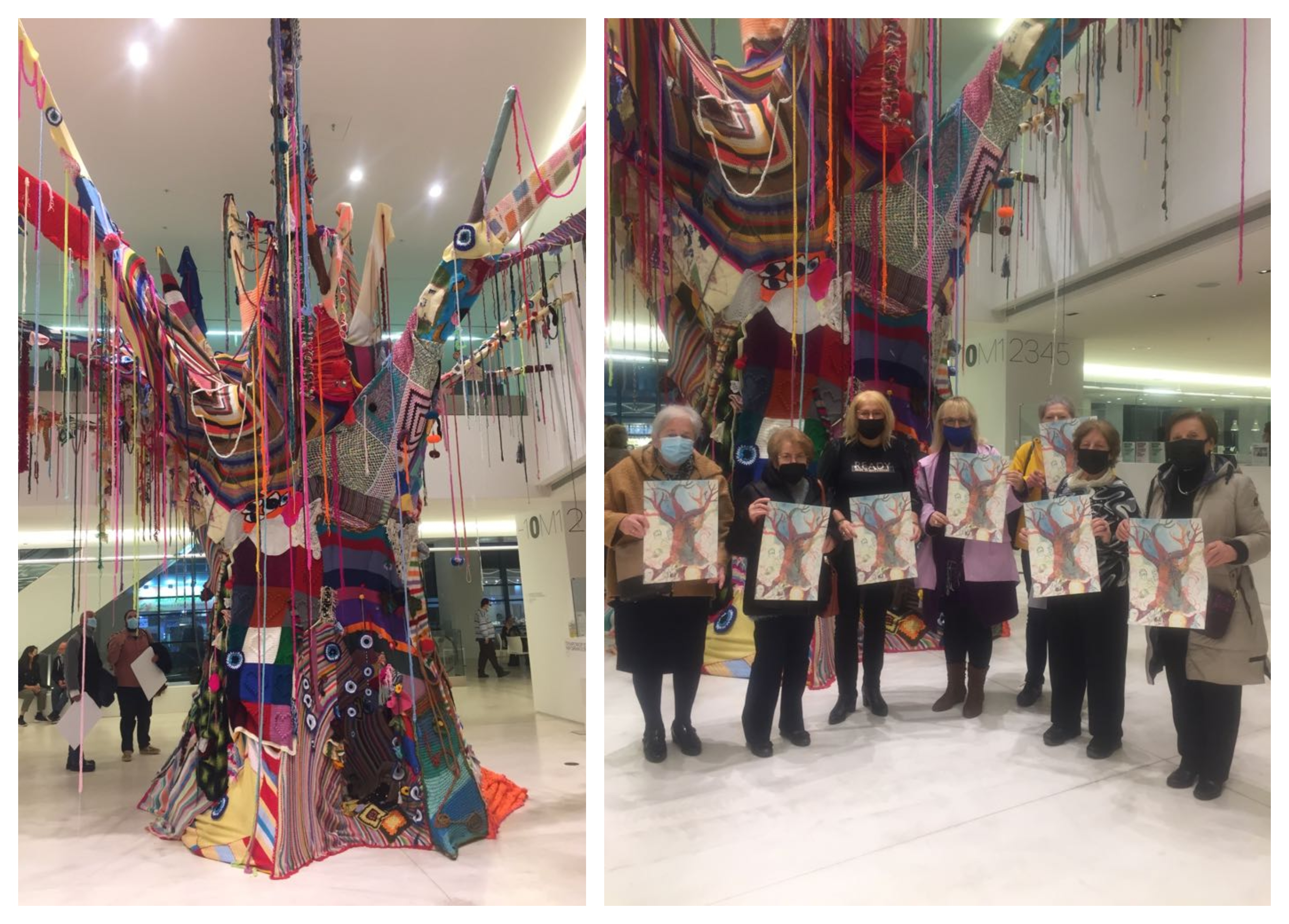 Στα κλαδιά του «Δέντρου της Πλατείας» οι δημιουργίες της ομάδας του Σταθμού για την Άνοια του Δήμου Ηρακλείου Αττικής